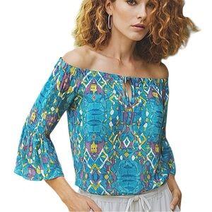 Alice & Trixie | Off the-Shoulder Silk top